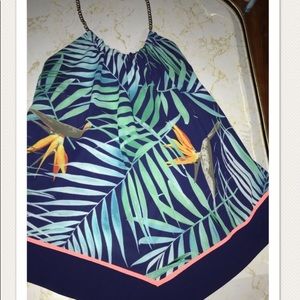 Tropical patterned shirt